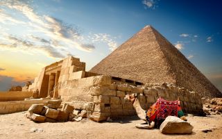 достопримечательность Каира, Египет, Пирамида Хеопса