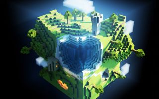 Майнкрафт (Minecraft) планета, куб