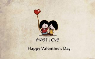 первая любовь, день Святого Валентина, рисунок