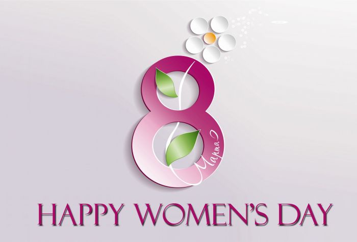 Картинка 8 марта, Международный женский день, открытка