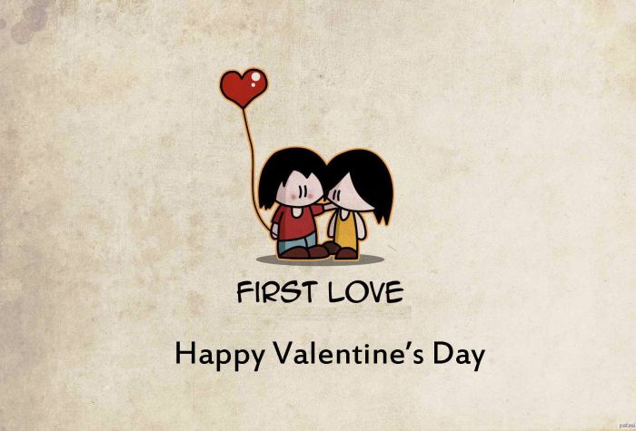 Картинка первая любовь, день Святого Валентина, рисунок